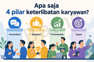Apa saja 4 pilar keterlibatan karyawan