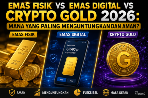 Emas Fisik vs Emas Digital vs Crypto Gold 2026